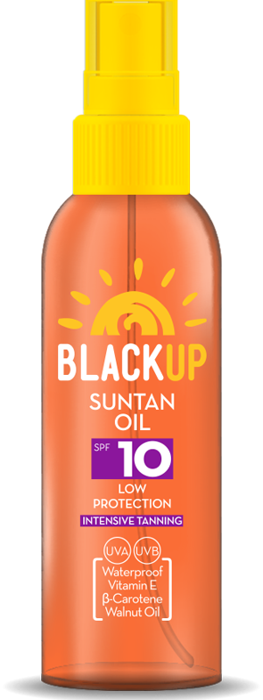 BLACK UP Intense Tanning Oil SPF 10, 150 ml