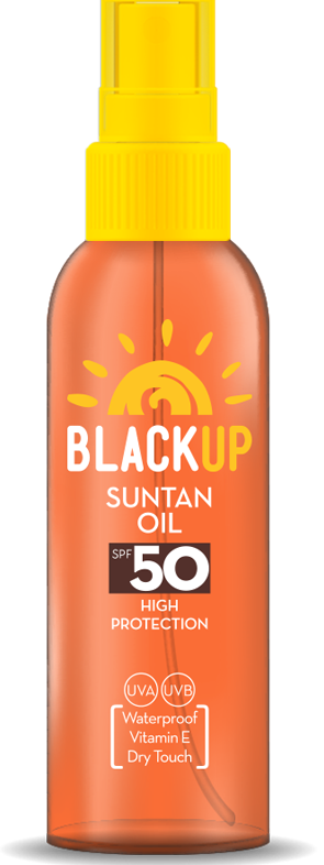 Масло за сончање BLACK UP СПФ 50, 150ml